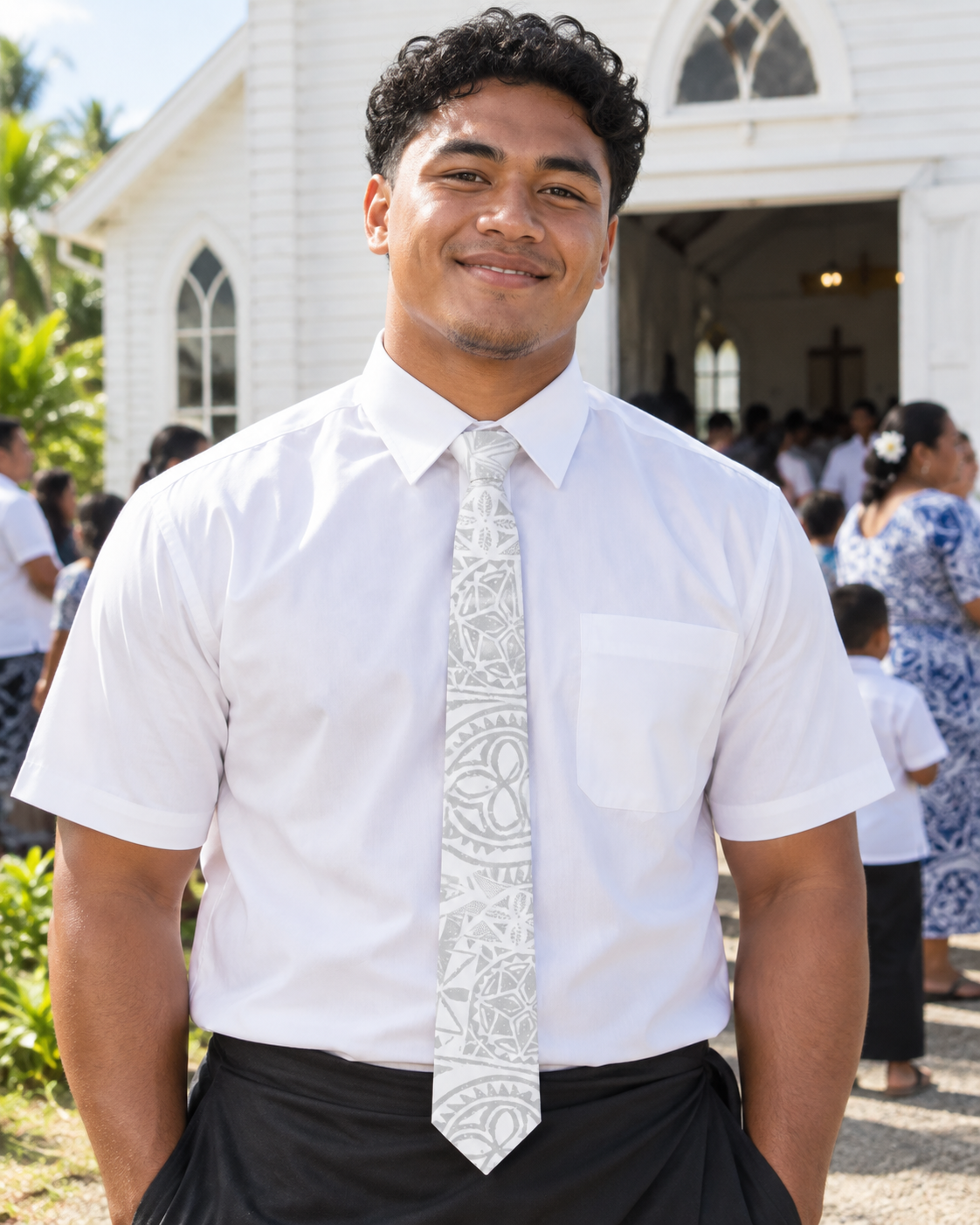 Necktie worn in everyday life