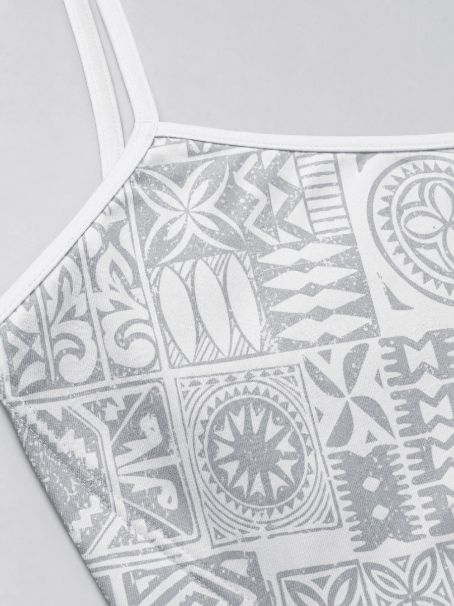 One-Piece Swimsuit - White Sunday - The Koko Samoa