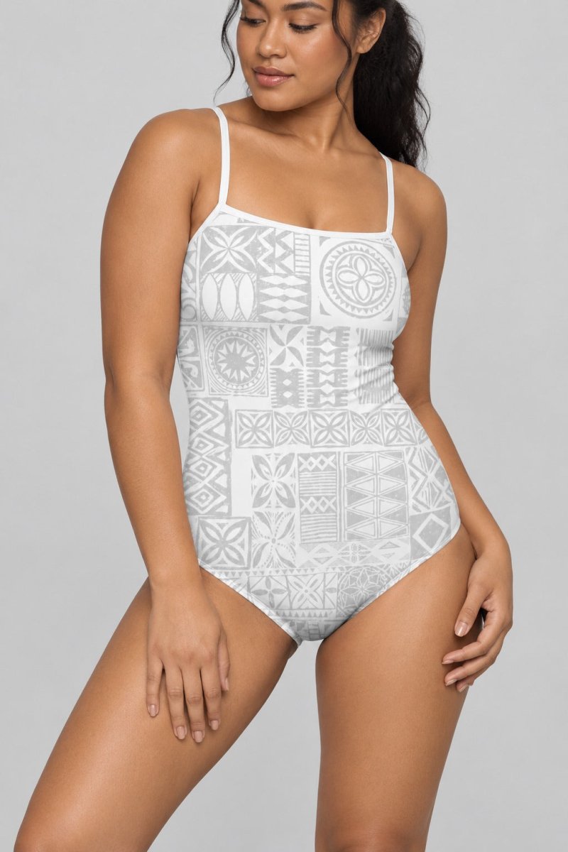 One-Piece Swimsuit - White Sunday - The Koko Samoa