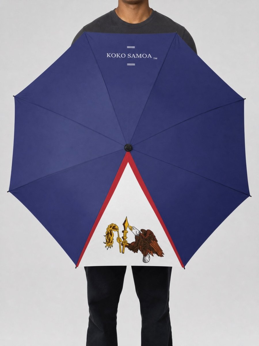 PasifikaOne Umbrella - 48"/122cm - American Samoan Flag - AU/NZ - The Koko Samoa