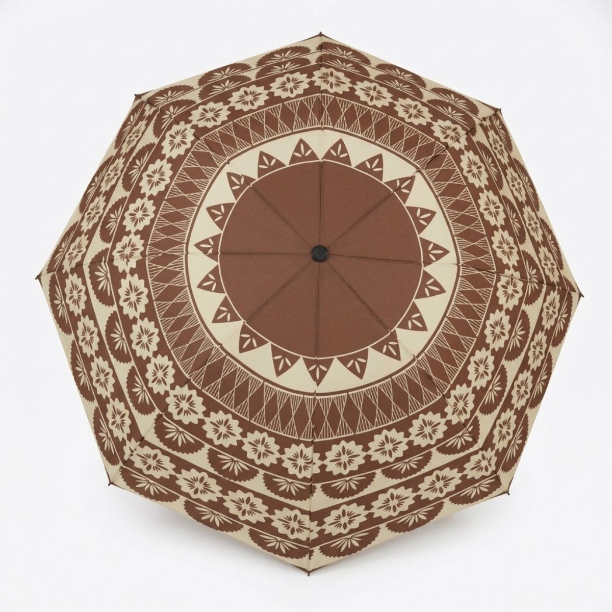 PasifikaOne umbrella, 48-inch Fiji-themed accessory with vibrant tropical patterns, perfect for sun protection.