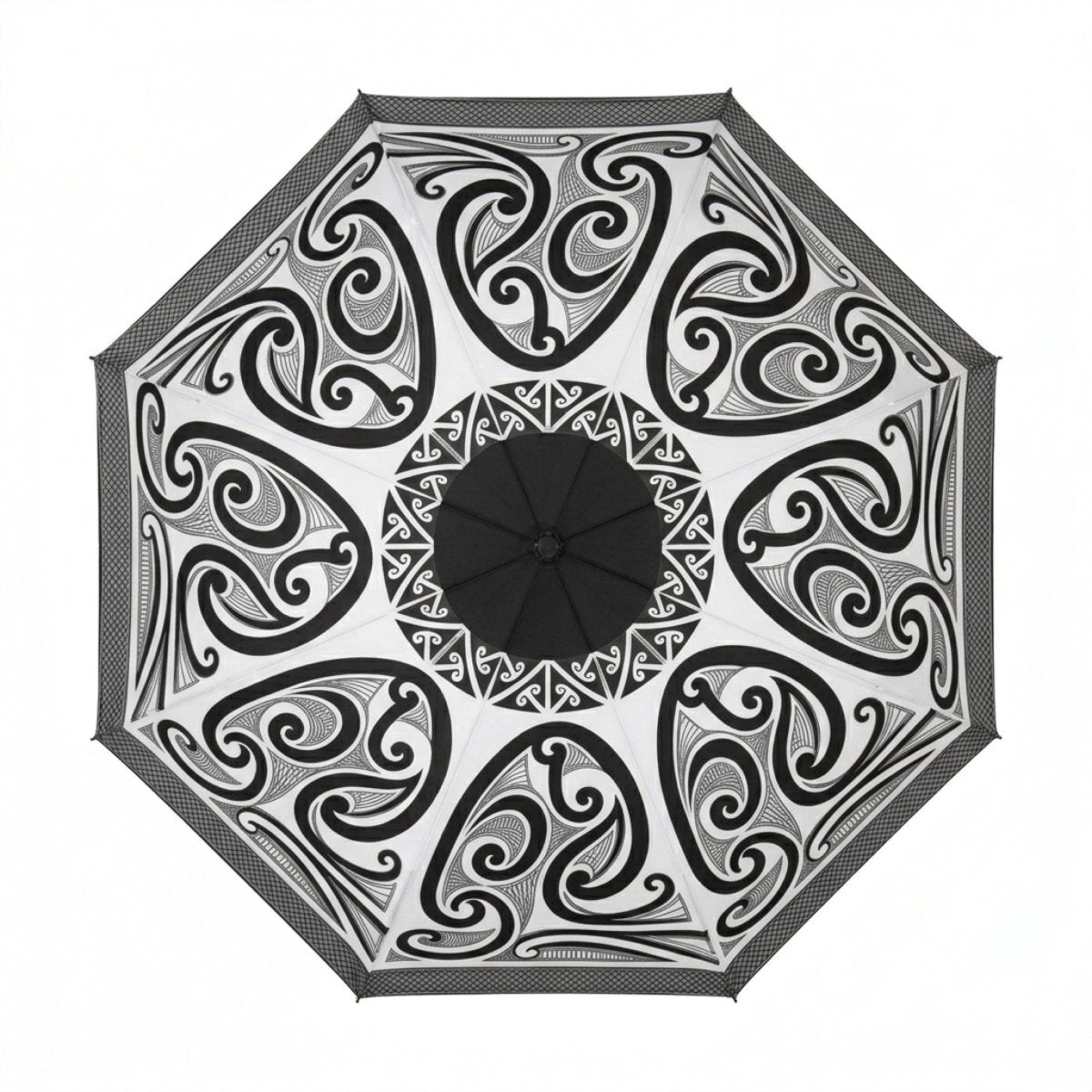 PasifikaOne Māori umbrella, 48-inch, colorful accessories with traditional Māori and Samoan designs.