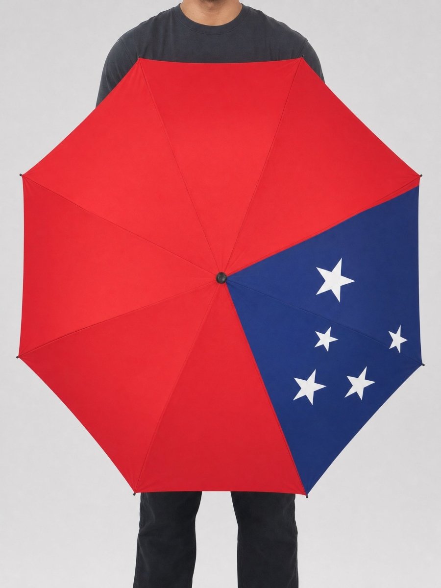 Umbrella - 48"/122cm- Samoan Flag - AU/NZ - The Koko Samoa