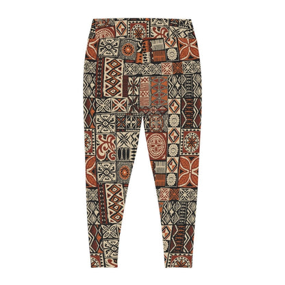 Plus Size High - Rise Leggings - Elei Print - AU/NZ/USA - The Koko Samoa