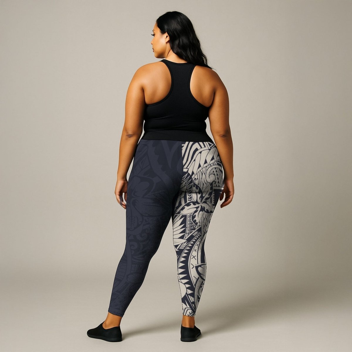 Plus Size Leggings 2XL-6XL - Bloom - The Koko Samoa