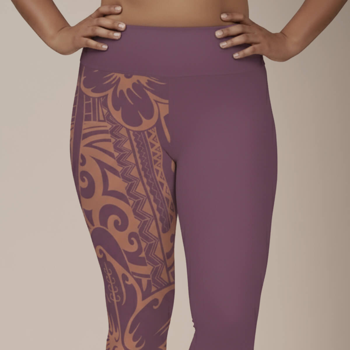 Plus Size Leggings 2XL-6XL - Bloom - The Koko Samoa