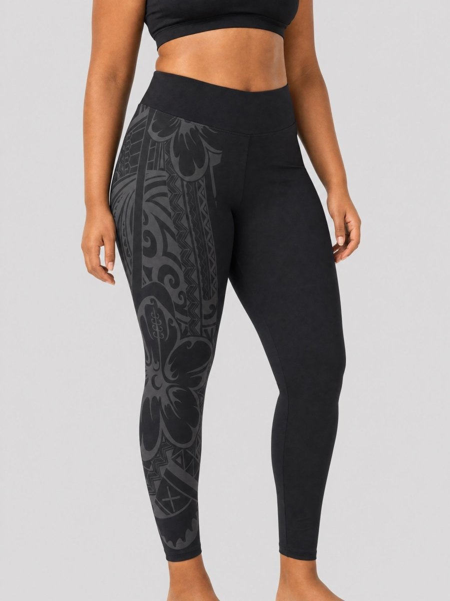 Plus Size Leggings 2XL-6XL - Bloom - The Koko Samoa