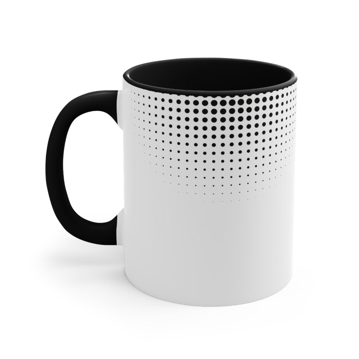 LimaLuxe™ Taupou 325ml mug by Prima Printing, black ceramic mug with detailed Taupou design, ideal for hot beverages.