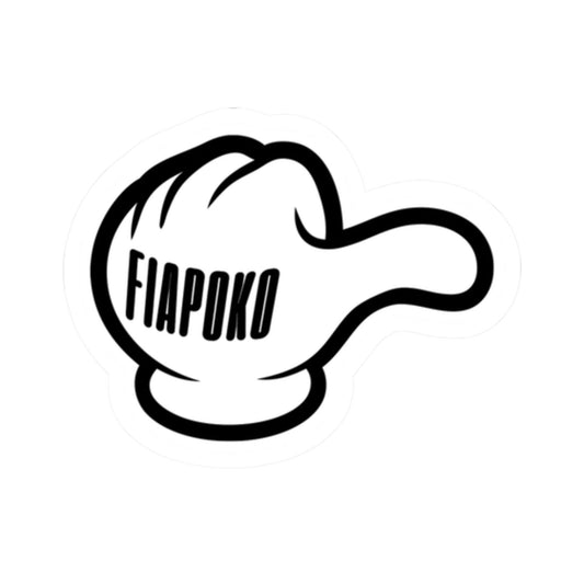 Kiss - Cut Stickers - 3"x3" (7.5cmx7.5cm) - Fiapoko - AU/NZ/USA - The Koko Samoa