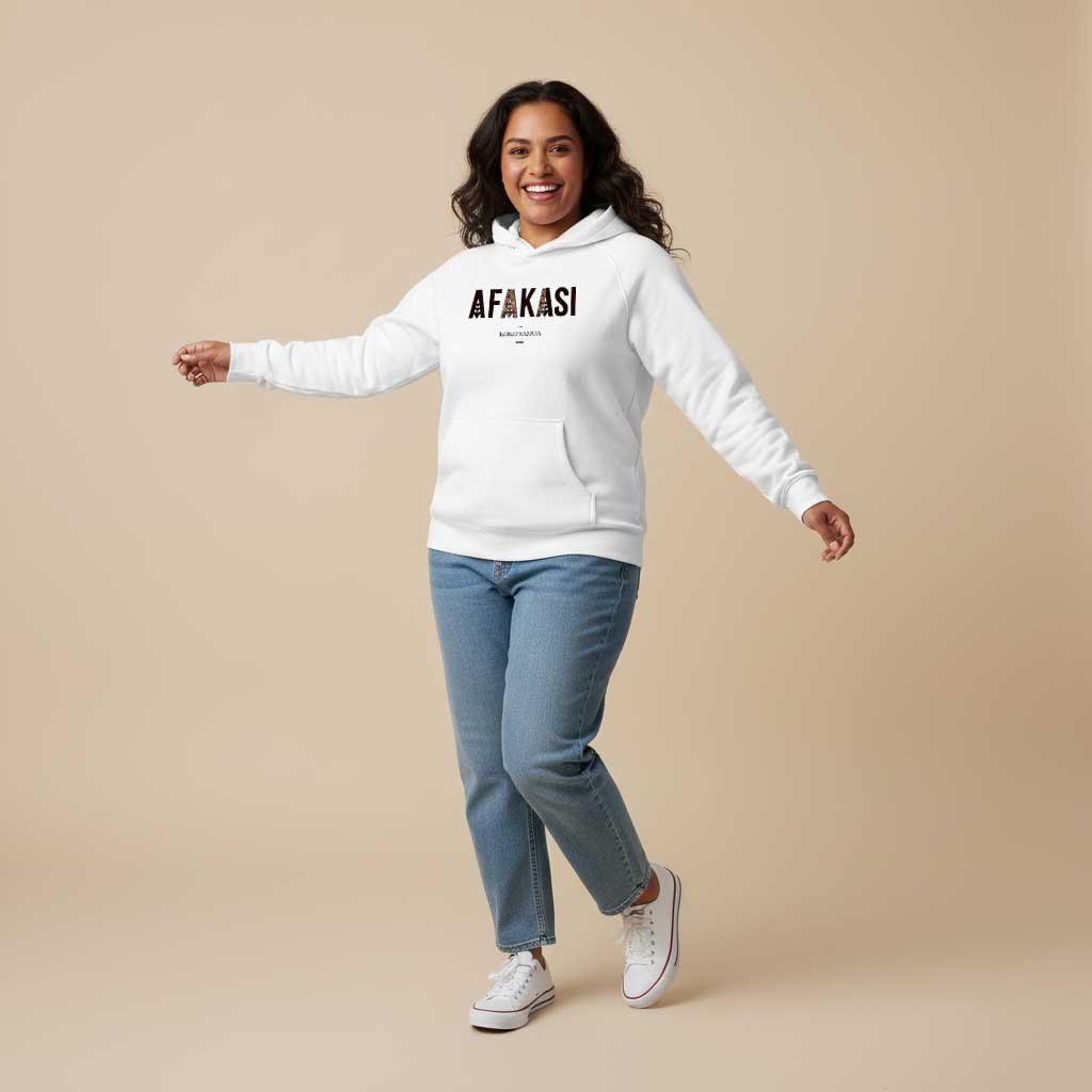 Black IslandSoft™ Hoodie by The Print Bar, premium hoodie in XS-2XL, featuring Afakasi design, suitable for AU/NZ market.