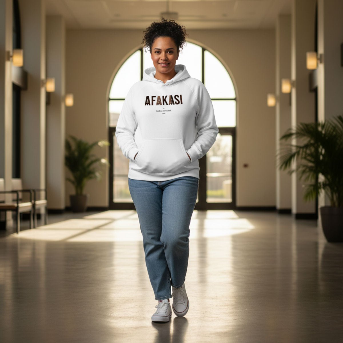 Black IslandSoft™ Hoodie in XS-XL, premium Afakasi design, featuring soft fabric and comfortable fit.
