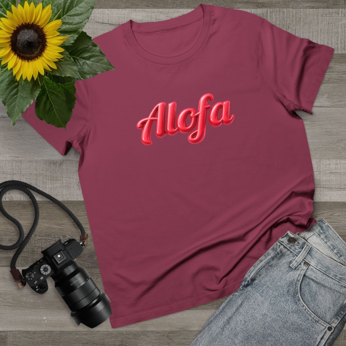 Soft Women's Maple Tee - Alofa - AU/NZ/USA - The Koko Samoa