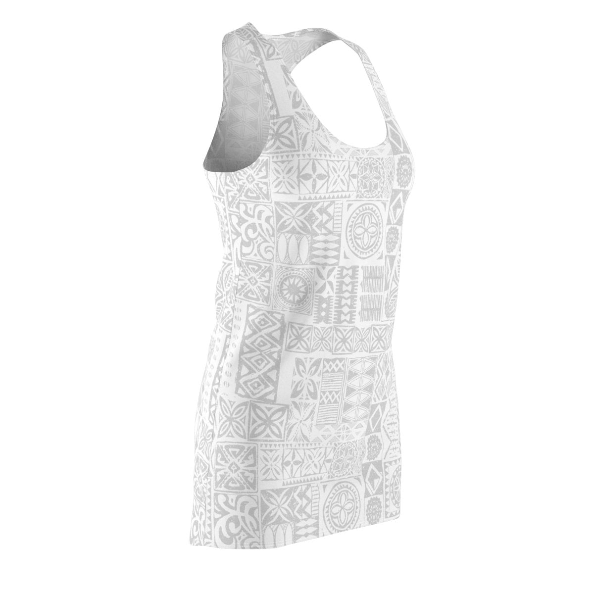 Racerback Dress - White Sunday - The Koko Samoa