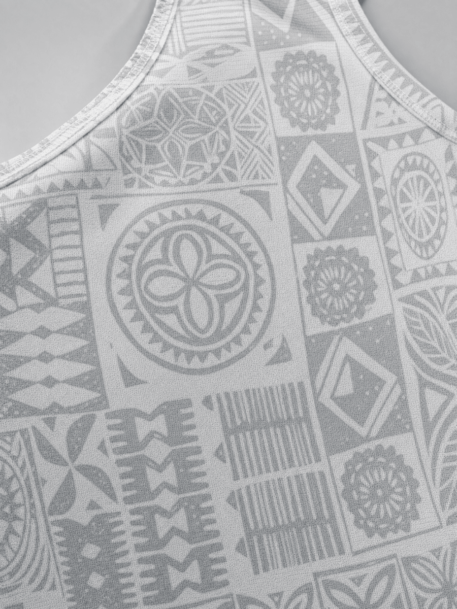 Racerback Dress - White Sunday - The Koko Samoa