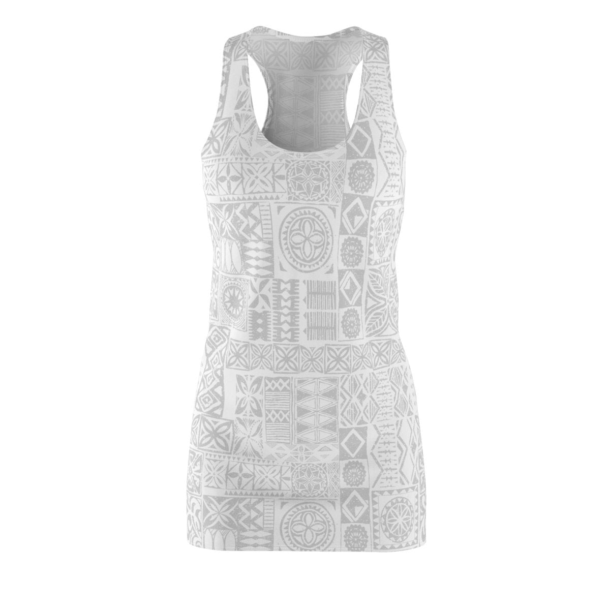 Racerback Dress - White Sunday - The Koko Samoa