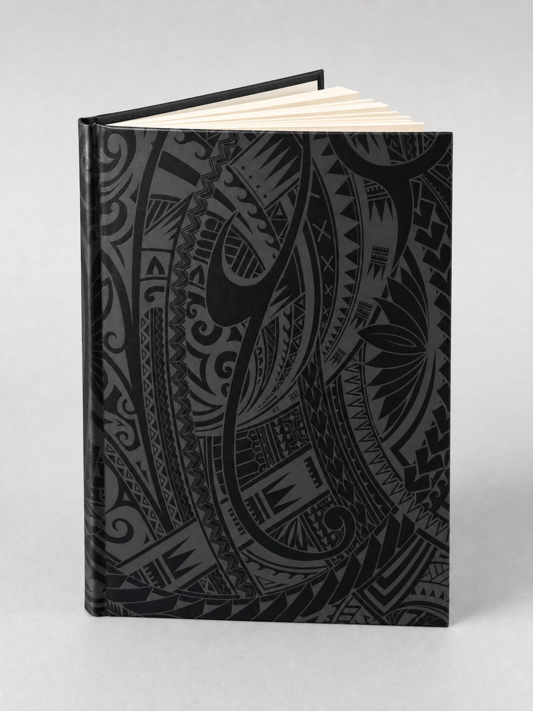 Hardcover Journal - Warrior on a light grey studio background