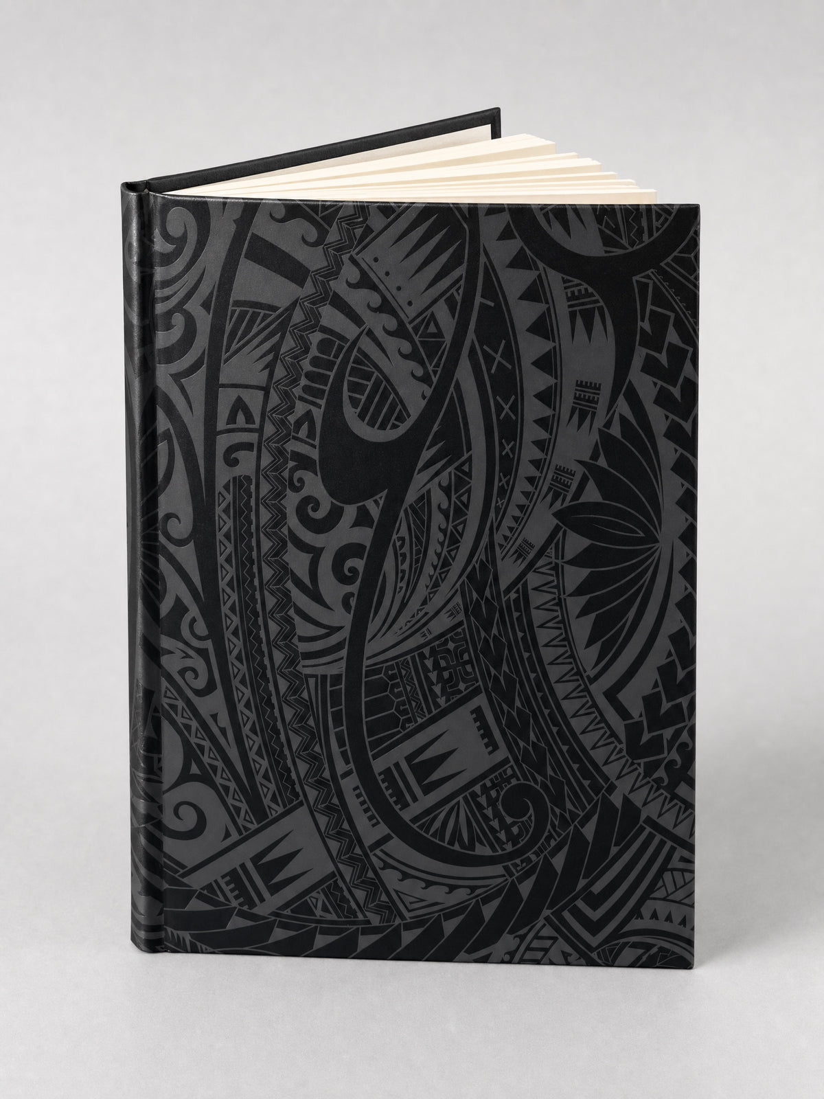 Hardcover Journal - Warrior on a light grey studio background