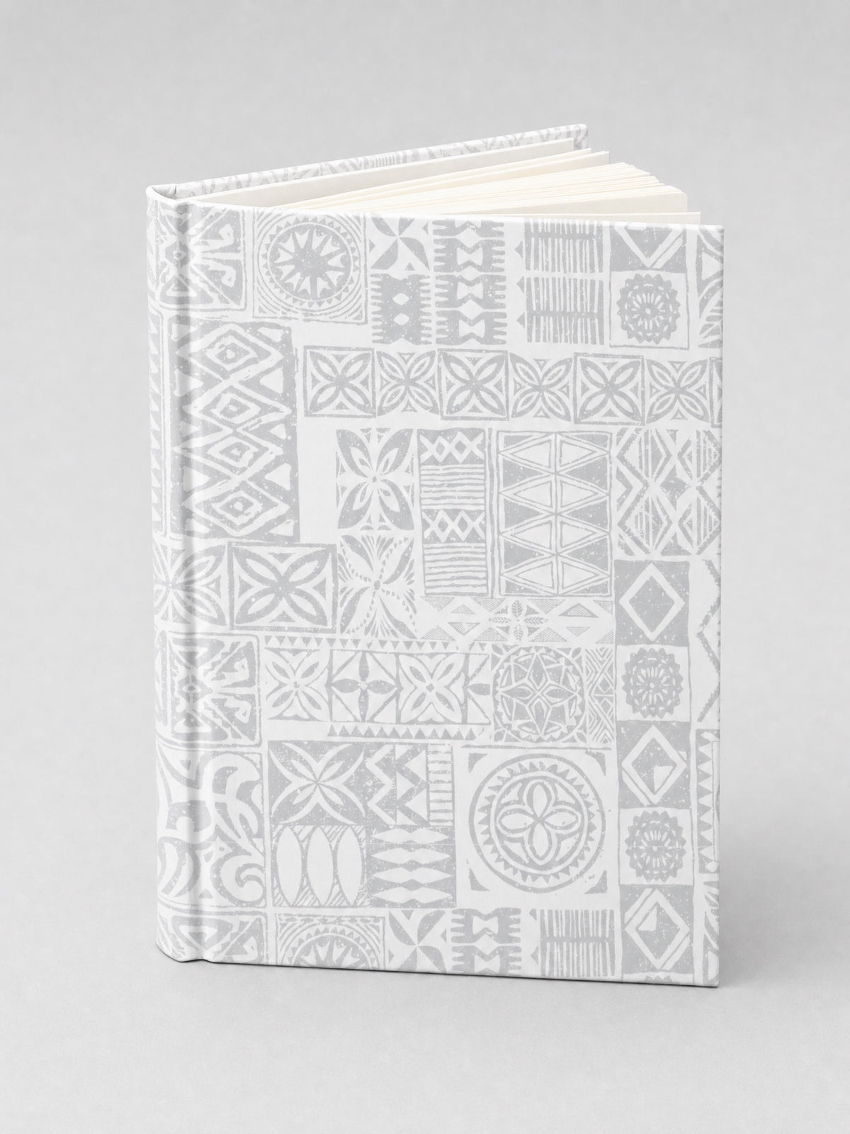 Hardcover Journal - White Sunday on a light grey studio background