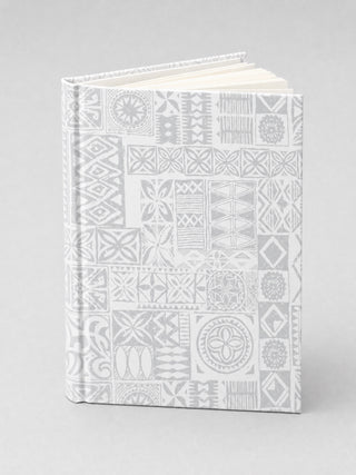 Hardcover Journal - White Sunday on a light grey studio background