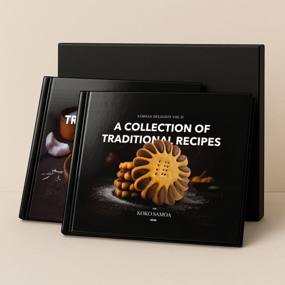 Samoan Delights Hardcover Cookbook Bundle – Volume 1 + Volume 2 (A4 Format) - The Koko Samoa