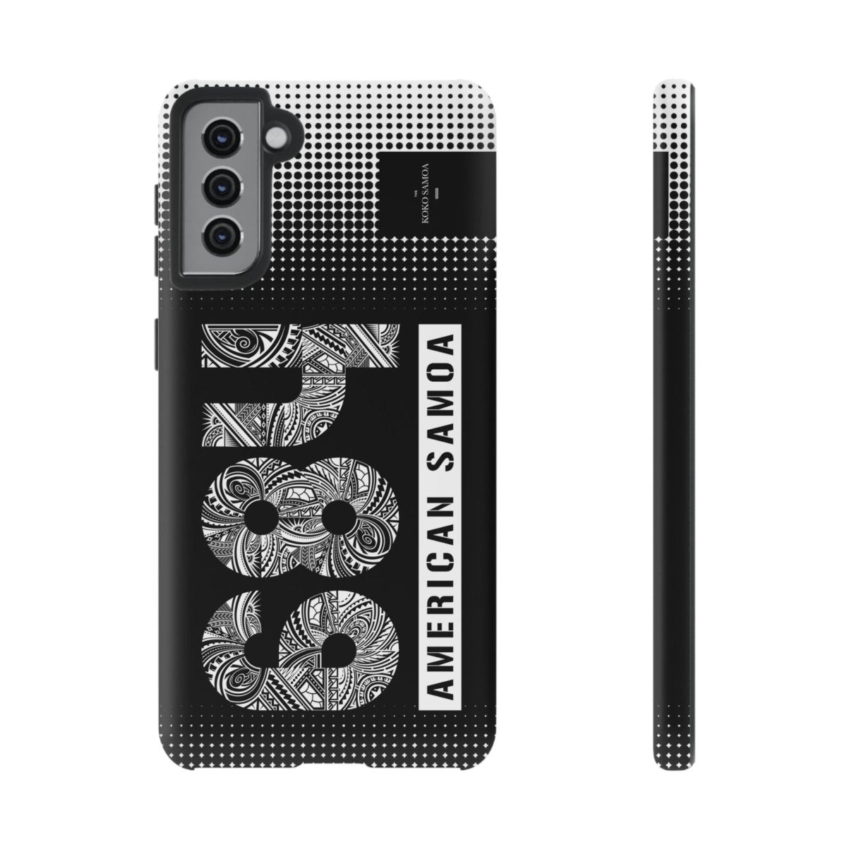 Samsung Tough Phone Case with Koko Samoa design on durable phone cover for AU, NZ, and USA markets.