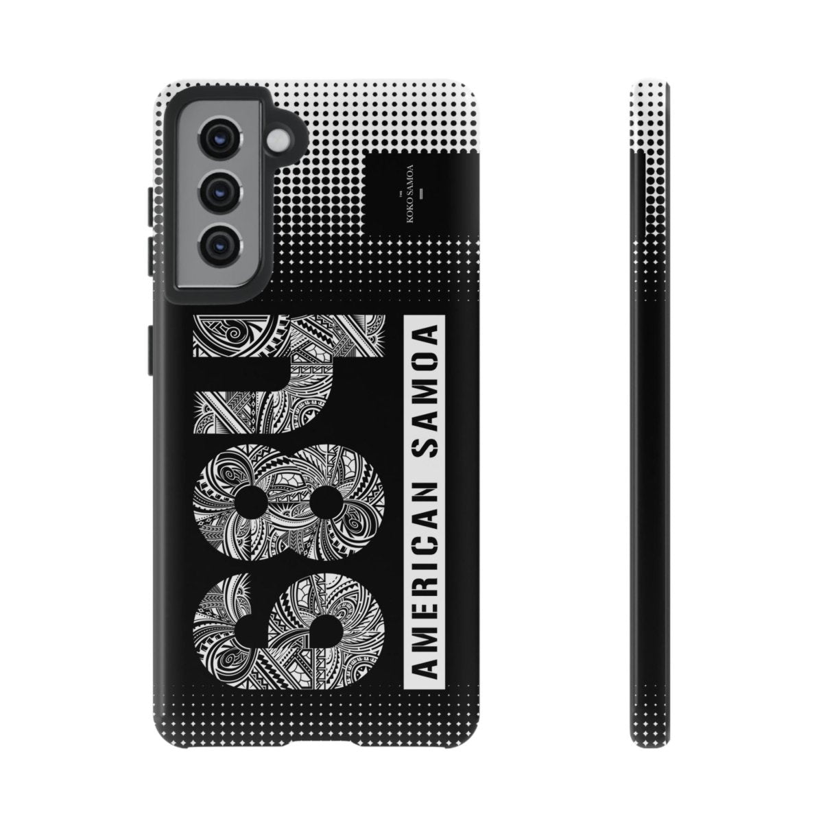 Samsung Tough Phone Case featuring Samoa Koko Samoa design, durable protective cover for Samsung smartphones.
