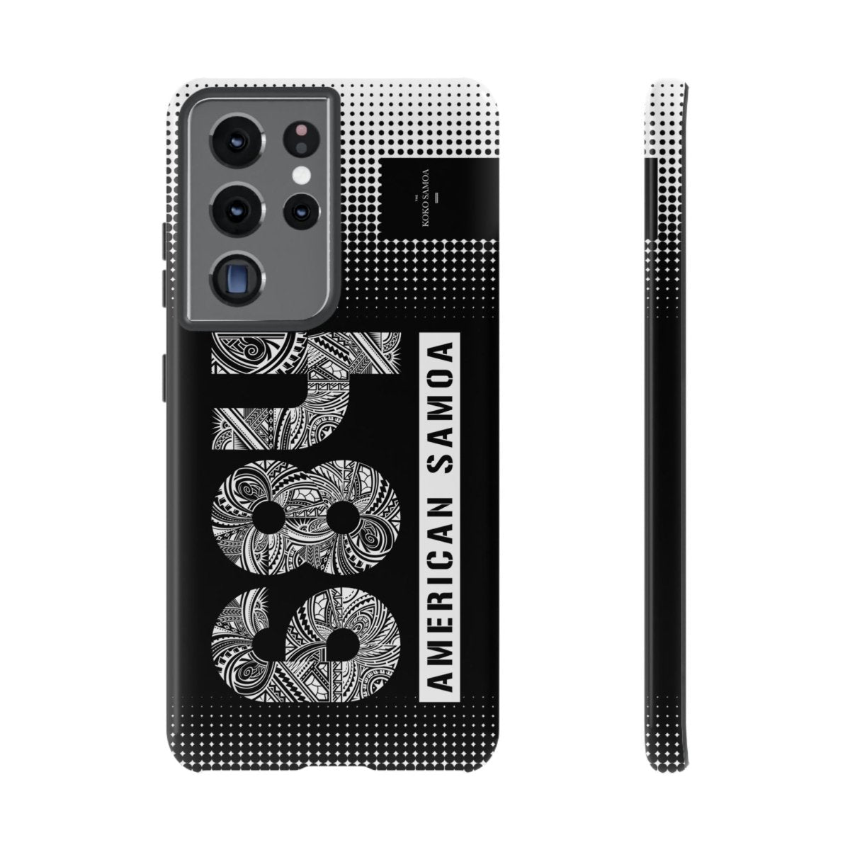 Samsung Tough Phone Case with Koko Samoa design, durable protective cover for Galaxy phones, AU/NZ/USA edition
