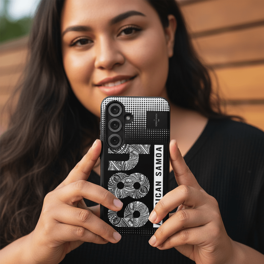 Samsung Tough Phone Case by WOYC, rugged design in black with textured grip for Galaxy phones, durable protective cover.