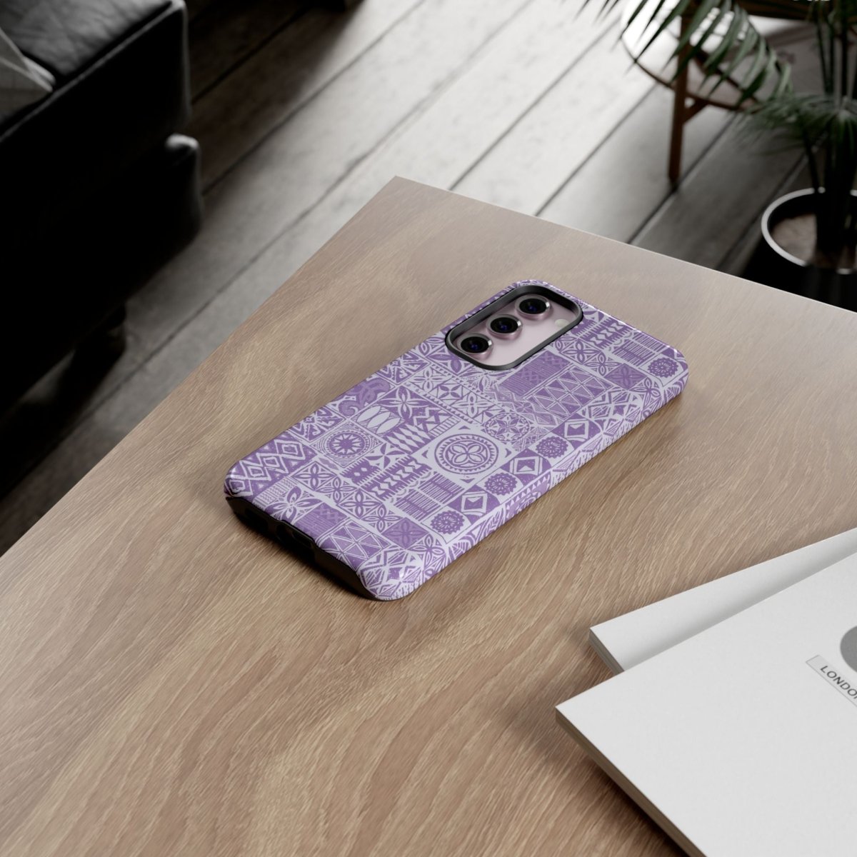 Samsung Tough Phone Case - Lavender Elei - AU/NZ/USA - The Koko Samoa