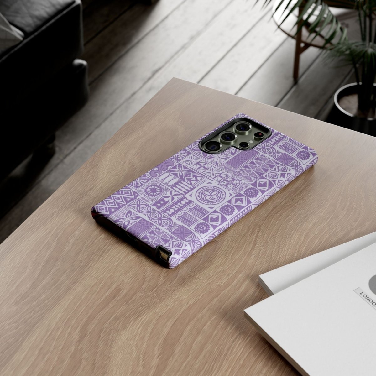 Samsung Tough Phone Case - Lavender Elei - AU/NZ/USA - The Koko Samoa
