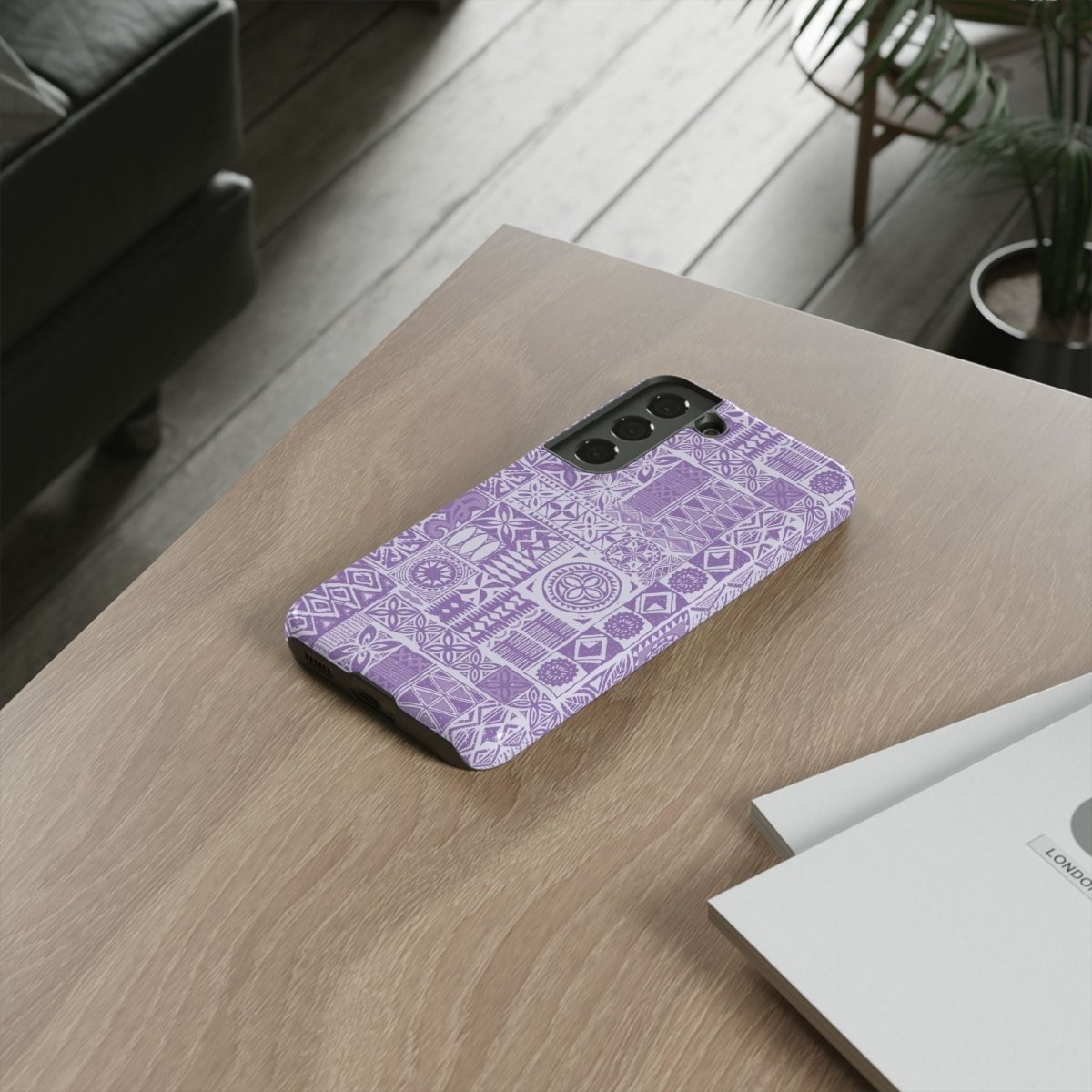 Samsung Tough Phone Case - Lavender Elei - AU/NZ/USA - The Koko Samoa