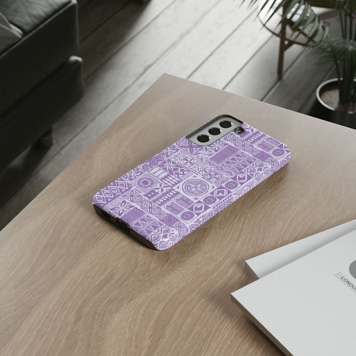 Samsung Tough Phone Case - Lavender Elei - AU/NZ/USA - The Koko Samoa