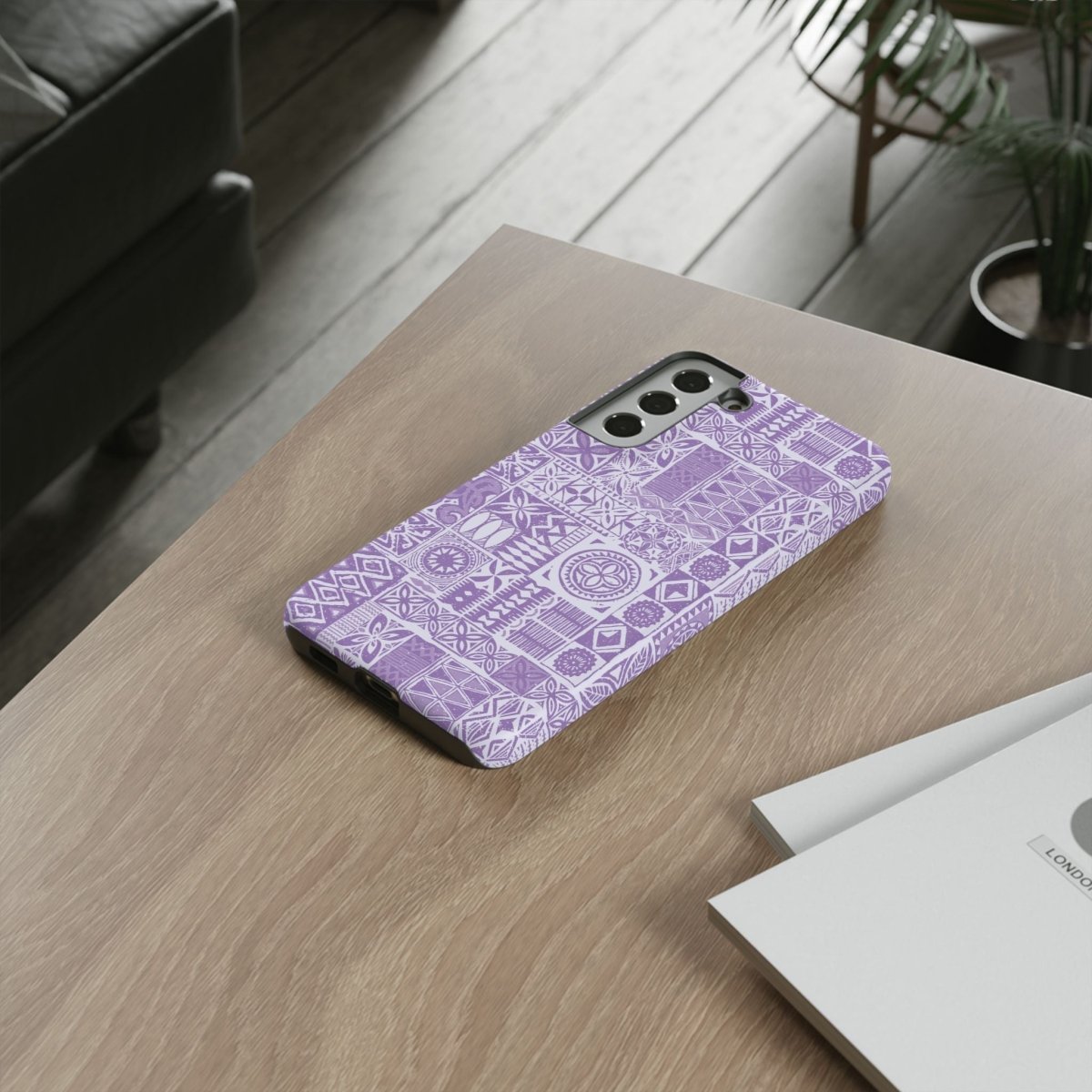 Samsung Tough Phone Case - Lavender Elei - AU/NZ/USA - The Koko Samoa