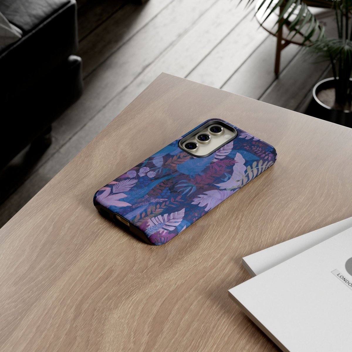 Samsung Tough Phone Case - Lavender Palms - AU/NZ/USA - The Koko Samoa