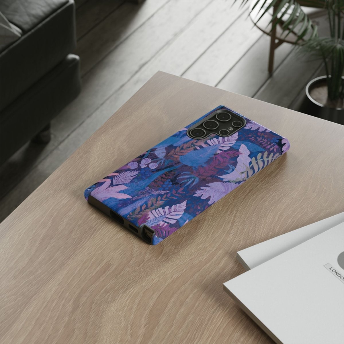 Samsung Tough Phone Case - Lavender Palms - AU/NZ/USA - The Koko Samoa