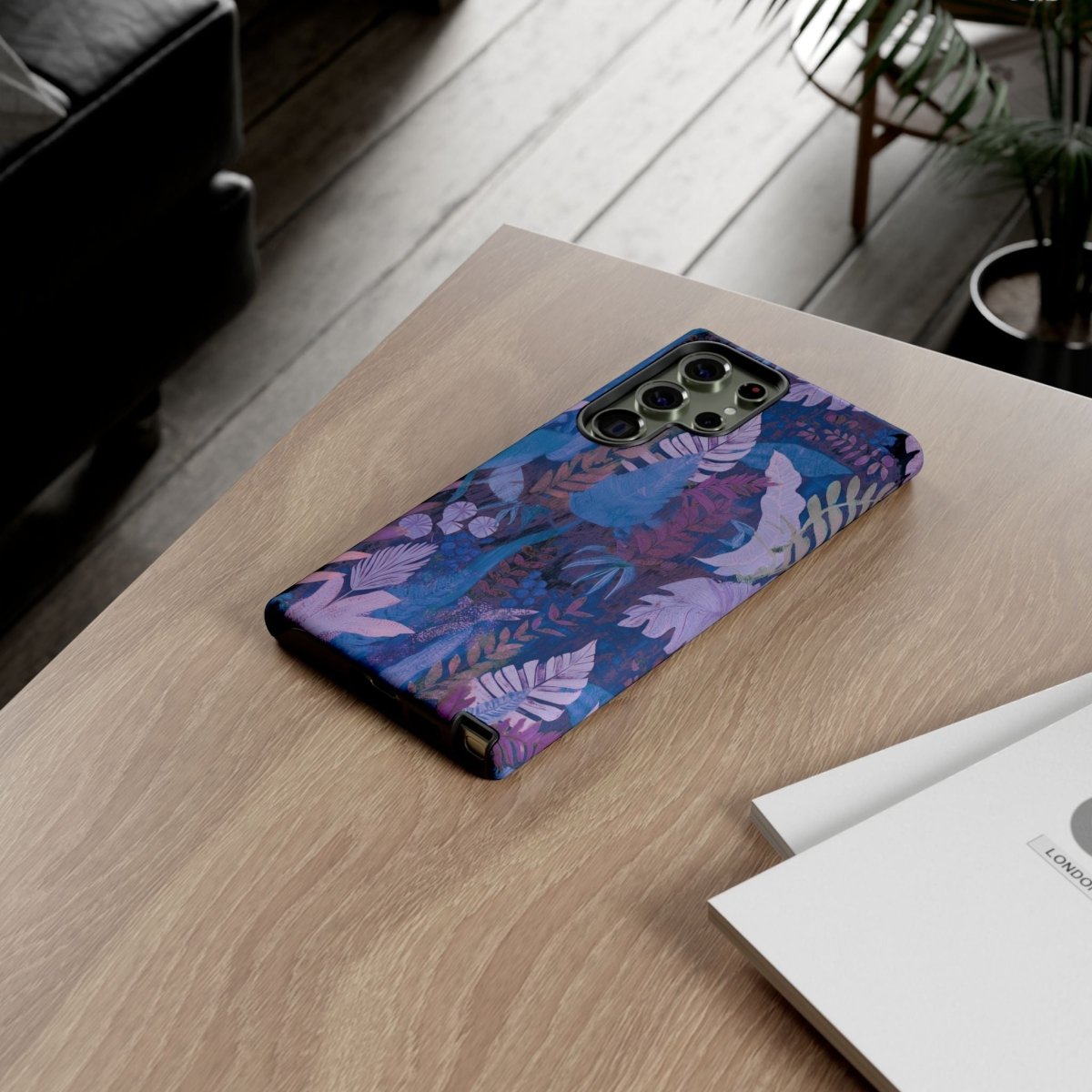 Samsung Tough Phone Case - Lavender Palms - AU/NZ/USA - The Koko Samoa