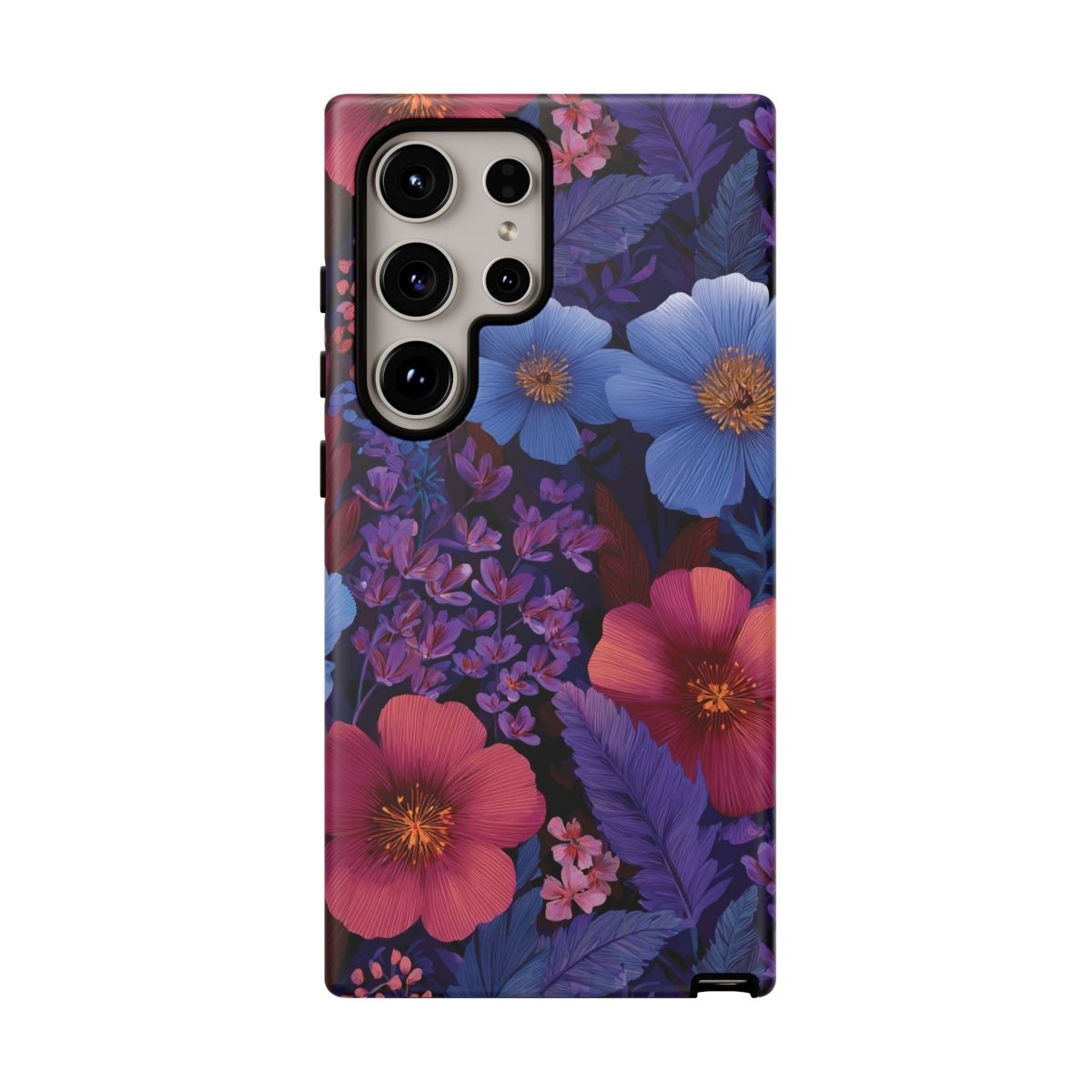 Samsung Tough Phone Case - Lavender Tropics - AU/NZ/USA - The Koko Samoa