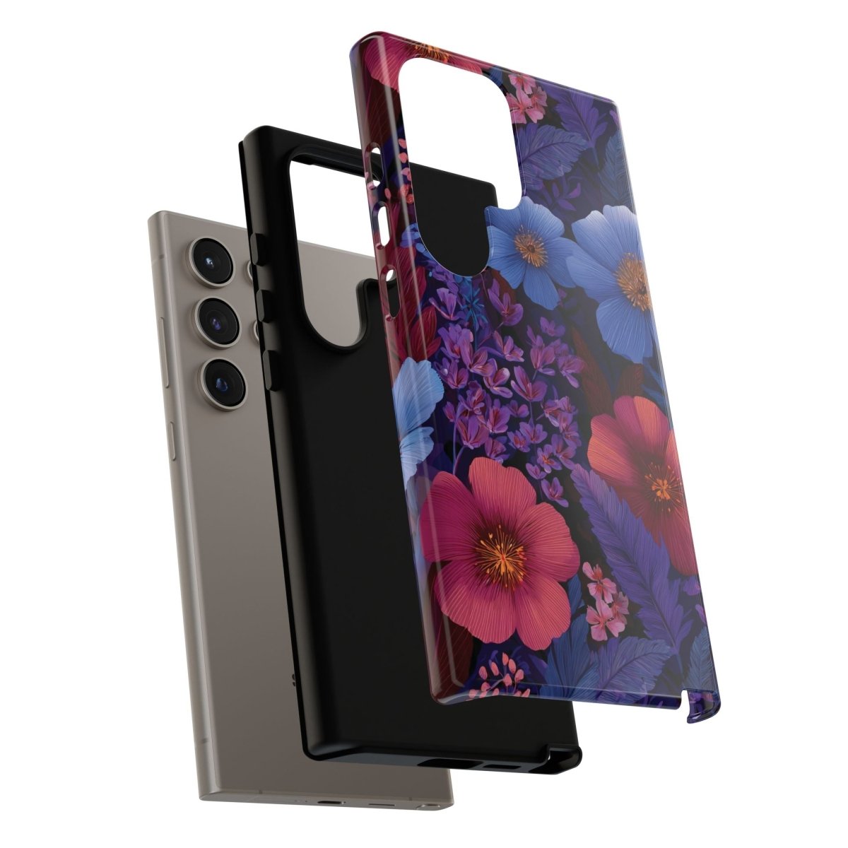 Samsung Tough Phone Case - Lavender Tropics - AU/NZ/USA - The Koko Samoa