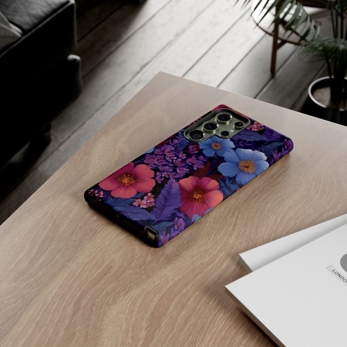 Samsung Tough Phone Case - Lavender Tropics - AU/NZ/USA - The Koko Samoa