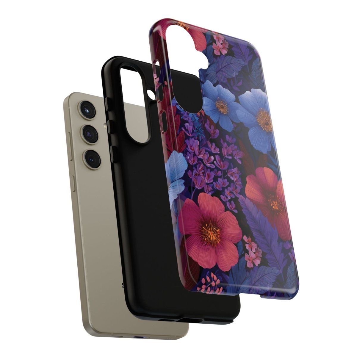 Samsung Tough Phone Case - Lavender Tropics - AU/NZ/USA - The Koko Samoa