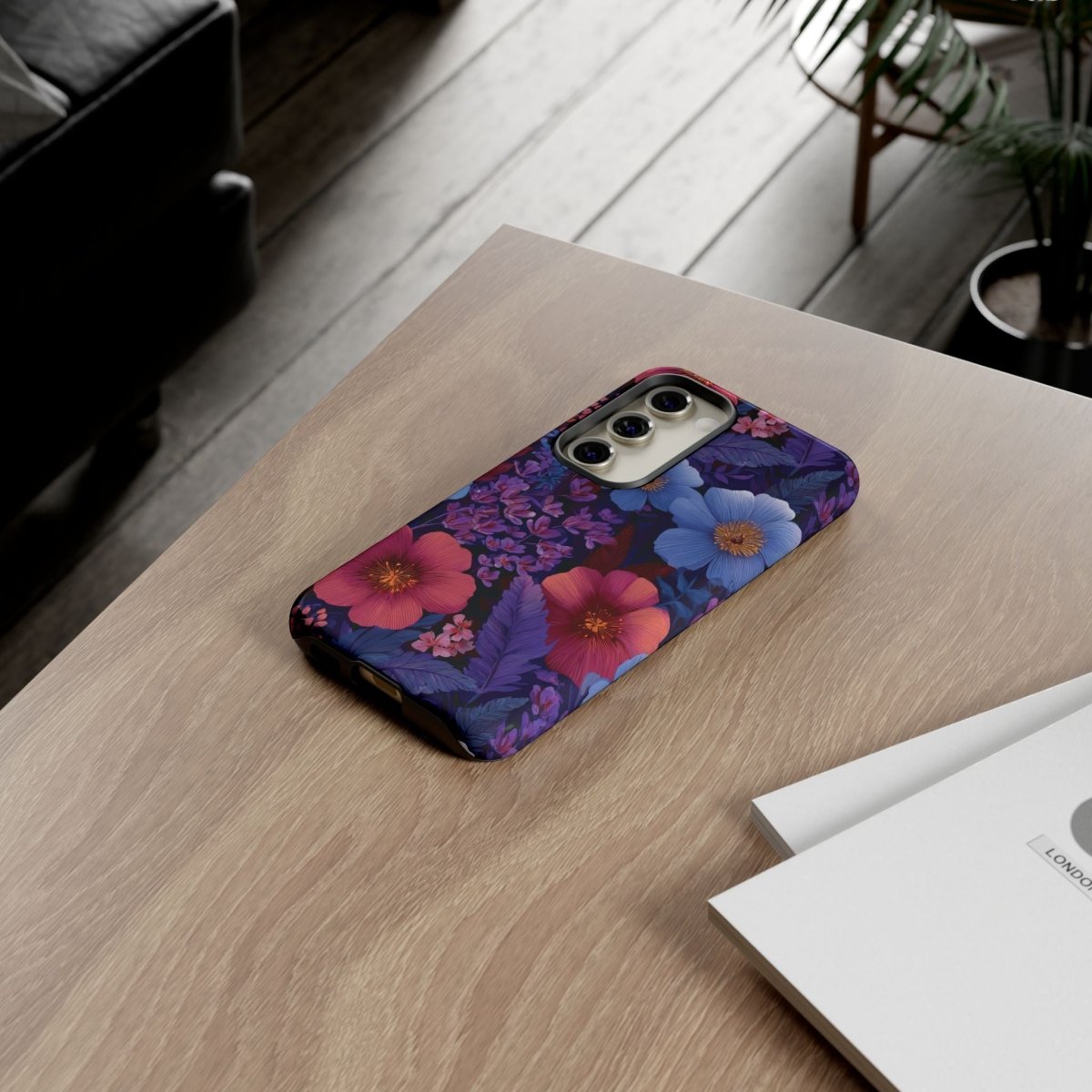 Samsung Tough Phone Case - Lavender Tropics - AU/NZ/USA - The Koko Samoa