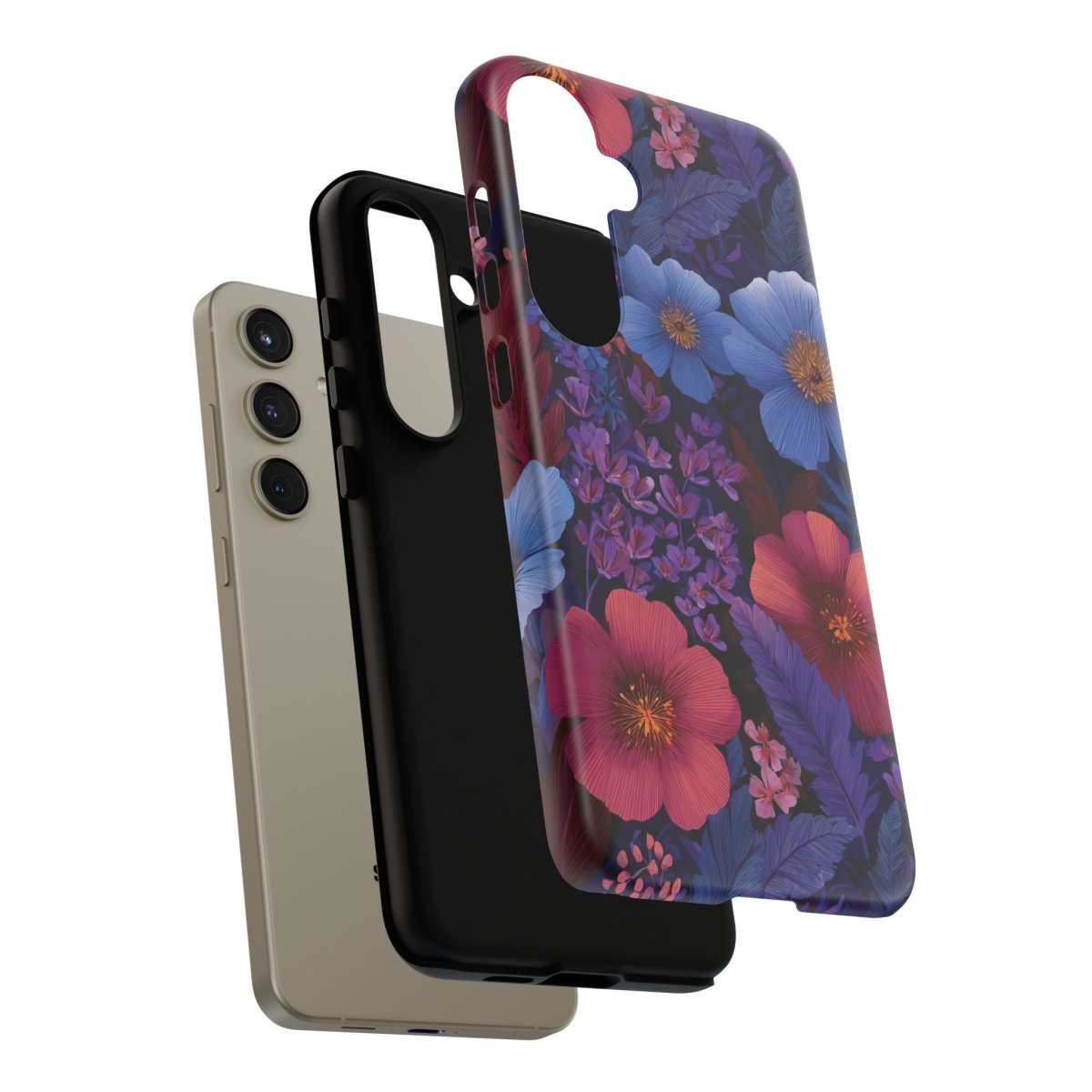 Samsung Tough Phone Case - Lavender Tropics - AU/NZ/USA - The Koko Samoa