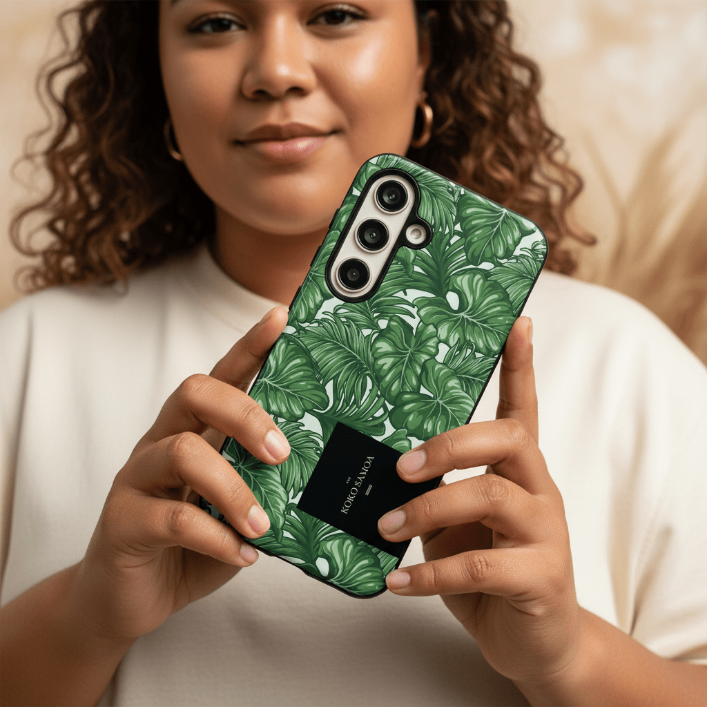 Samsung Tough Phone Case by WOYC, Saoluafata Canopy design, rugged protective cover for Samsung smartphones.