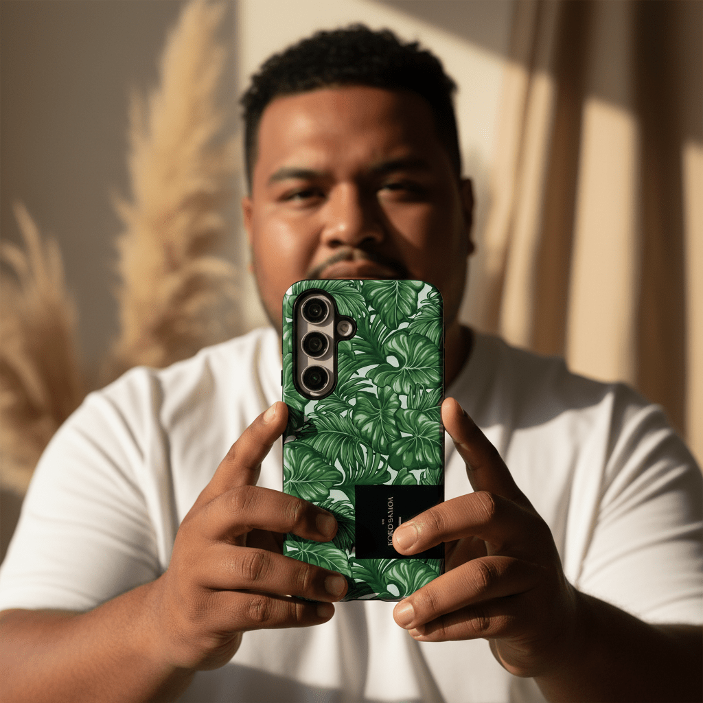 Samsung Tough Phone Case by WOYC, Saoluafata Canopy design, durable protective cover for Samsung smartphones.