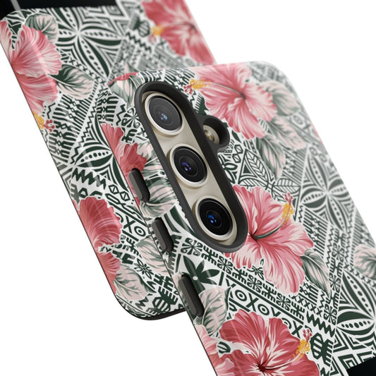 Samsung Tough Phone Case - Solosolo Blooms - AU/NZ/USA - The Koko Samoa