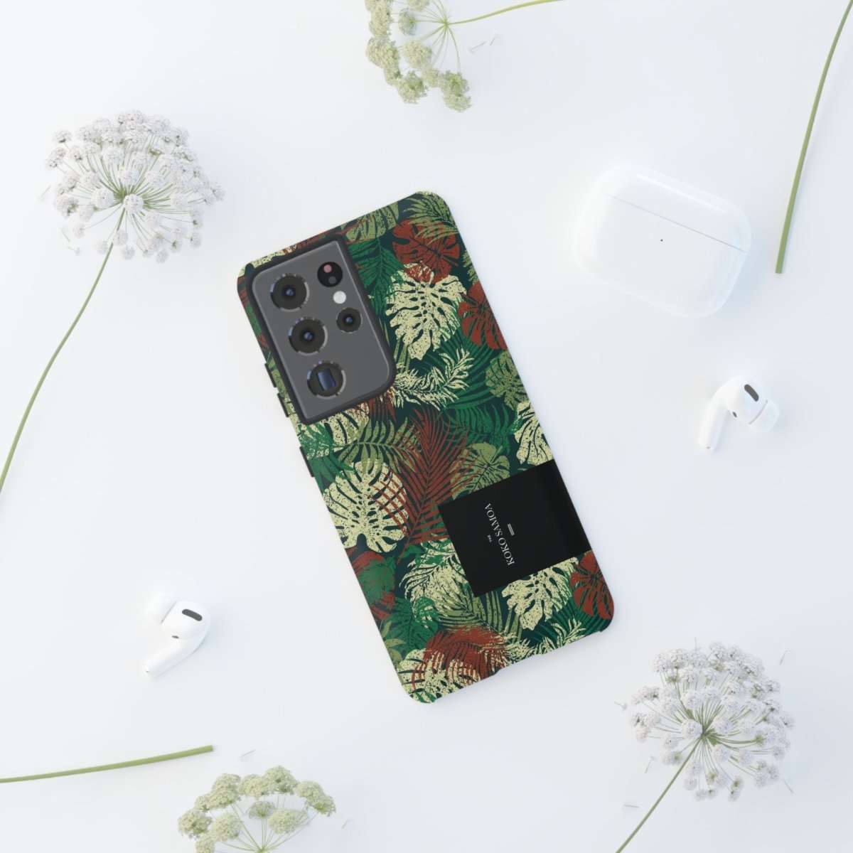 Samsung Tough Phone Case - Tafatafa Greens - AU/NZ/USA - The Koko Samoa