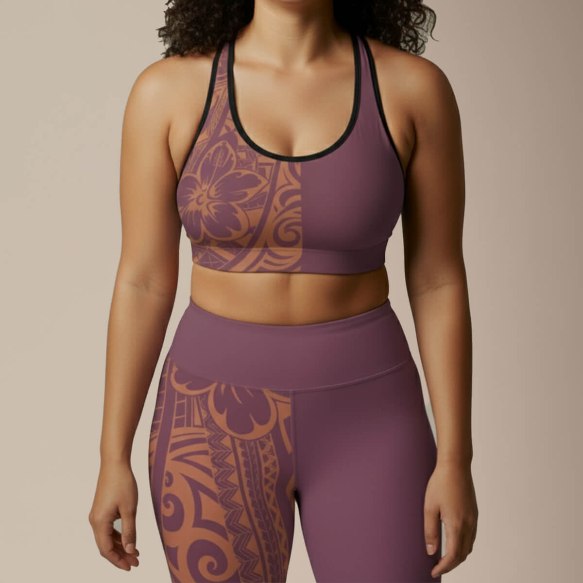 Seamless Sports Bra - Brandied Melon - AU/NZ/USA