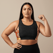 Seamless Sports Bra - Sataoa Sunrise - AU/NZ/USA - The Koko Samoa