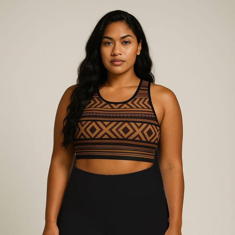 Seamless Sports Bra - Siapo - AU/NZ/USA - The Koko Samoa