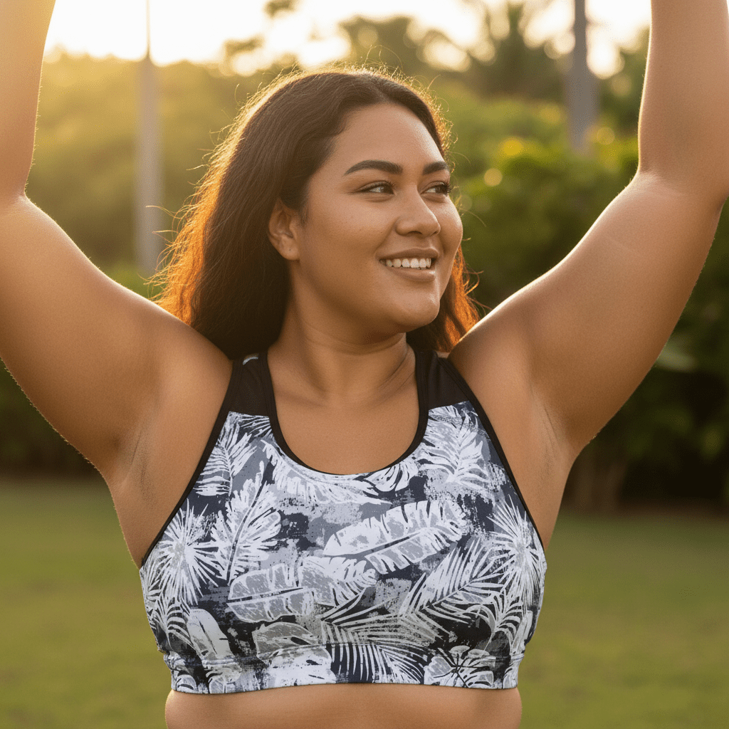 Seamless Sports Bra - Tiavi - AU/NZ/USA - The Koko Samoa